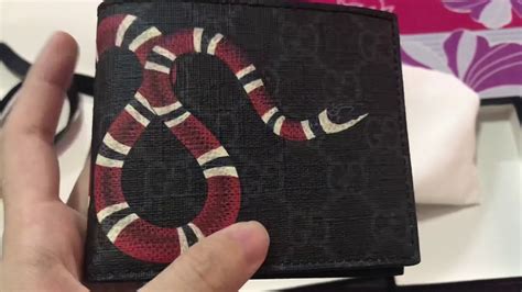 gucci kingsnake wallet fake|gucci wallet snake cheap.